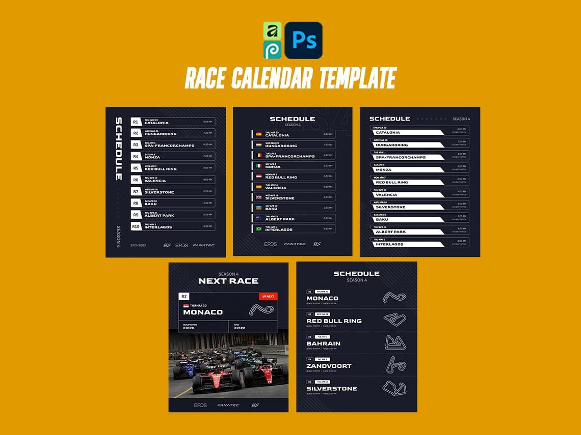 Ultimate Dark Racing Stream and Template Bundle F1 Overlays, Standings ...