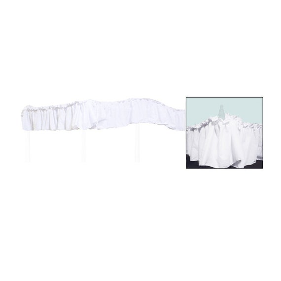 Canopy Bed Drape Fabric Top Crib Size Solid White Perfect Etsy