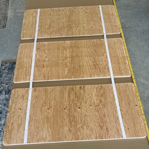New! Twin Bed Slat Platform Bunkie Board - Use with any Twin Size Bed Custom Width with Strong Strap
