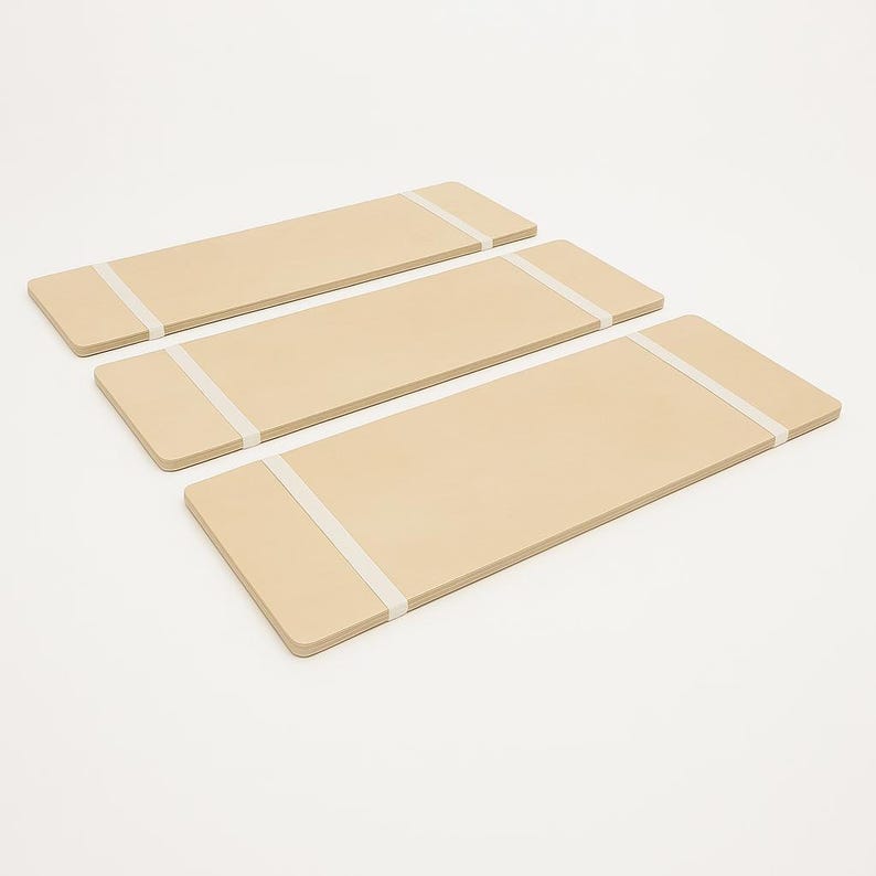 Queen Bed Slat Strong 3/4" Birch Plywood Platform Bunkie Board For Specialty Mattresses-Meets Mfr. Warranties-Custom Width w/ Strong Strap image 3