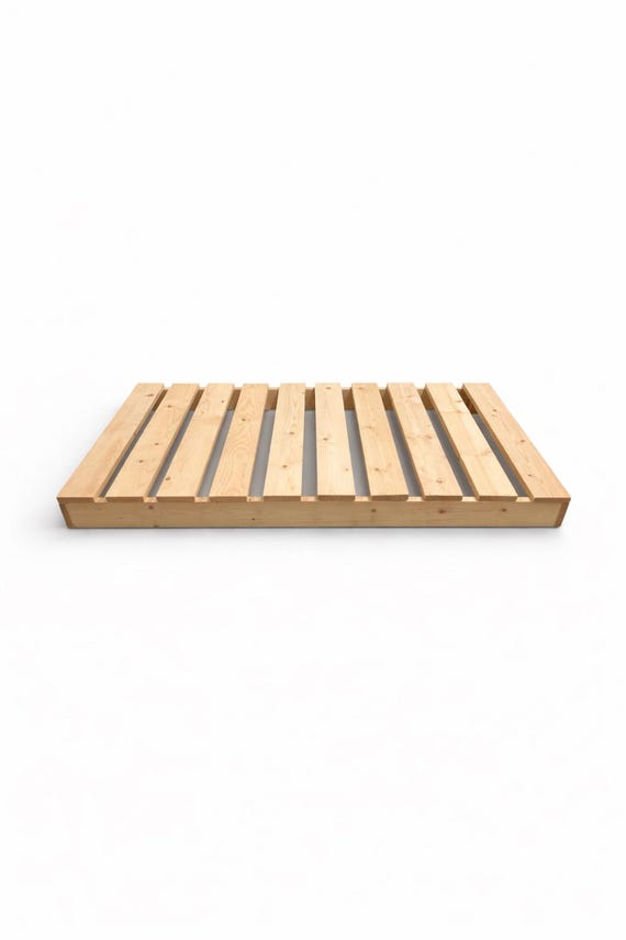 Toddler Floor Bed Frame for Crib Mattress • Low Profile Montessori-Style Bed • Safe Close-to-Floor Sleep Platform • Made in USA