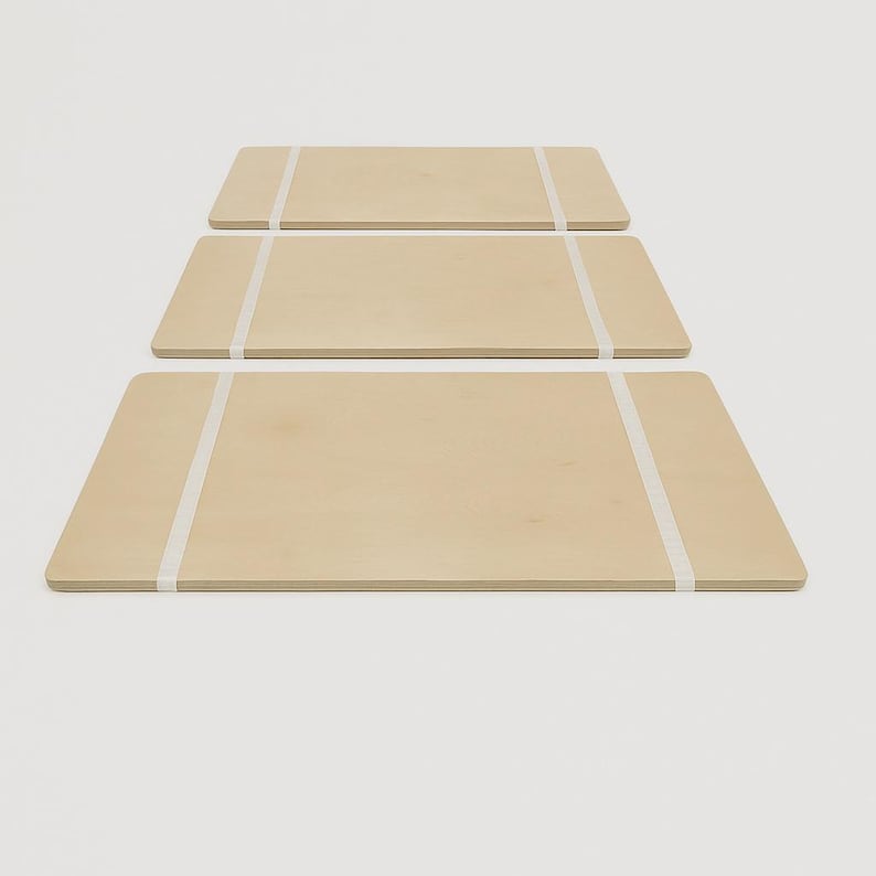 Queen Bed Slat Strong 3/4" Birch Plywood Platform Bunkie Board For Specialty Mattresses-Meets Mfr. Warranties-Custom Width w/ Strong Strap image 1