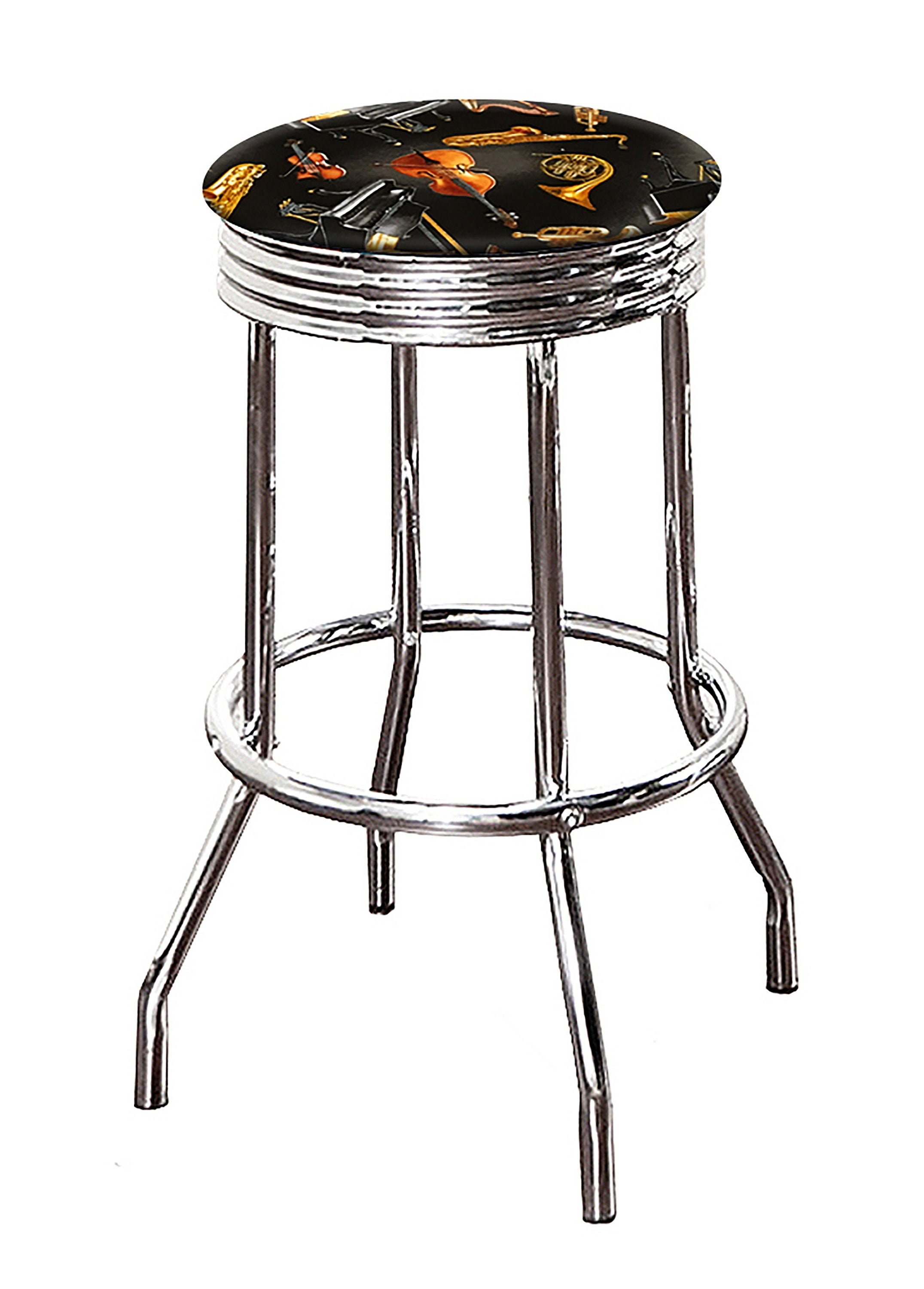 Jazz Musical Instrument Themed Bar Stool 24