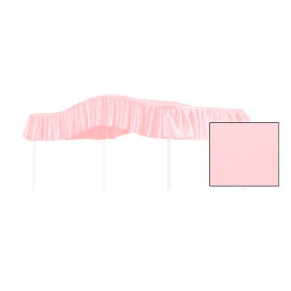 Canopy Bed Drape Fabric Top Twin Size Solid Light Pink Etsy