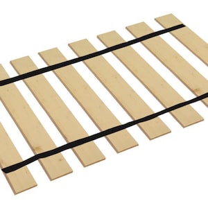 Bed Slats Full Size Custom Width Black Strapping / Bunkie Board Support