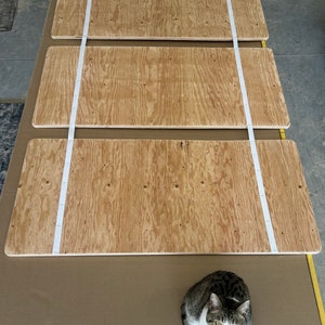 New! Daybed Wood Slat Platform Bunkie Board for Mattresses - Use with Most Daybeds Custom Width with Strong Strap & Strong Support