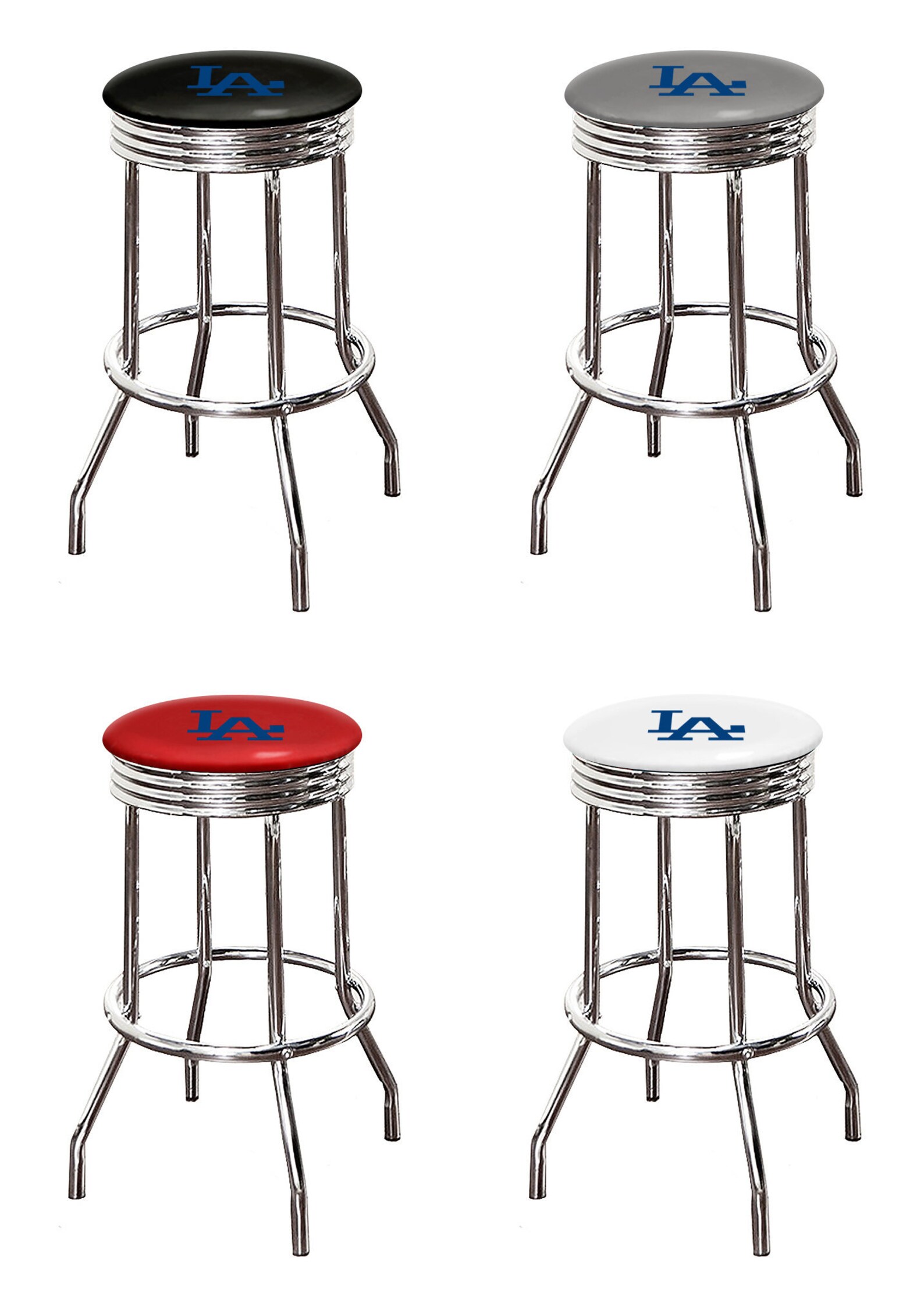 Baseball Themed LA Dodgers Bar Stool 24 or 29 Etsy
