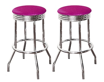 Purple metal 2024 bar stools