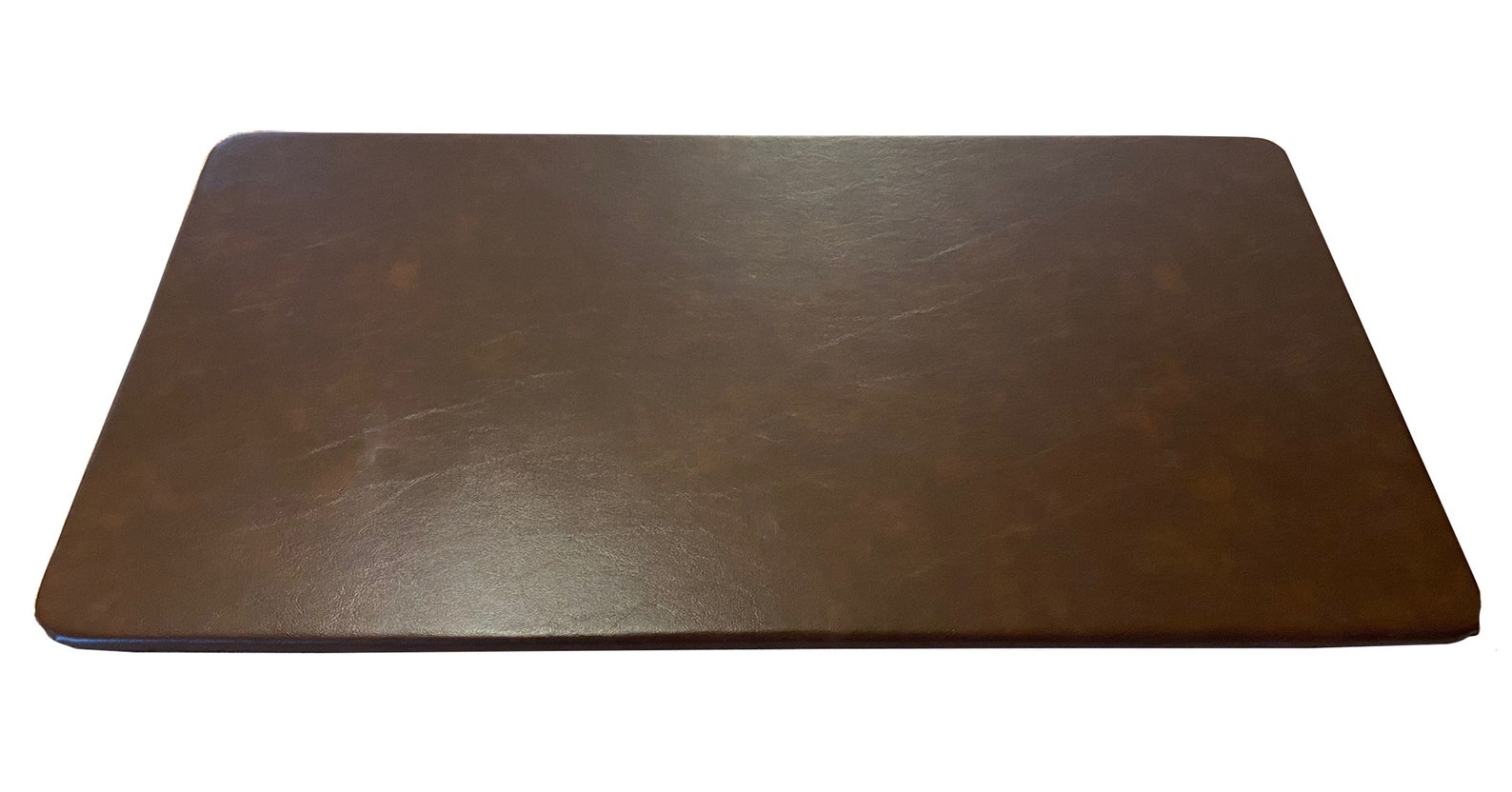 TV Stand Rotating Rectangular Turntable Covered in a Chestnut Brown ...