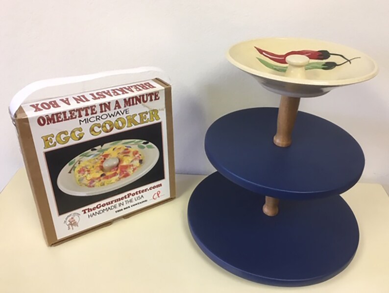 3Tier MultiPurpose Lazy Susan Turntable with Microwave Egg Etsy