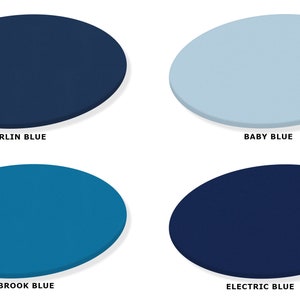 Lazy Susan - Custom Size - Turntable/Kitchen Spice Organizer/Spinning Game Board/Monitor TV Stand Covered in a Colored Vinyl (Blue Variety)