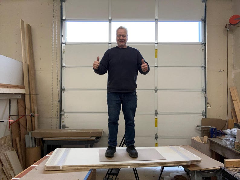 Queen Bed Slat Strong 3/4" Birch Plywood Platform Bunkie Board For Specialty Mattresses-Meets Mfr. Warranties-Custom Width w/ Strong Strap image 12