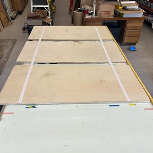Queen Bed Slat Strong 3/4" Birch Plywood Platform Bunkie Board For Specialty Mattresses-Meets Mfr. Warranties-Custom Width w/ Strong Strap image 5