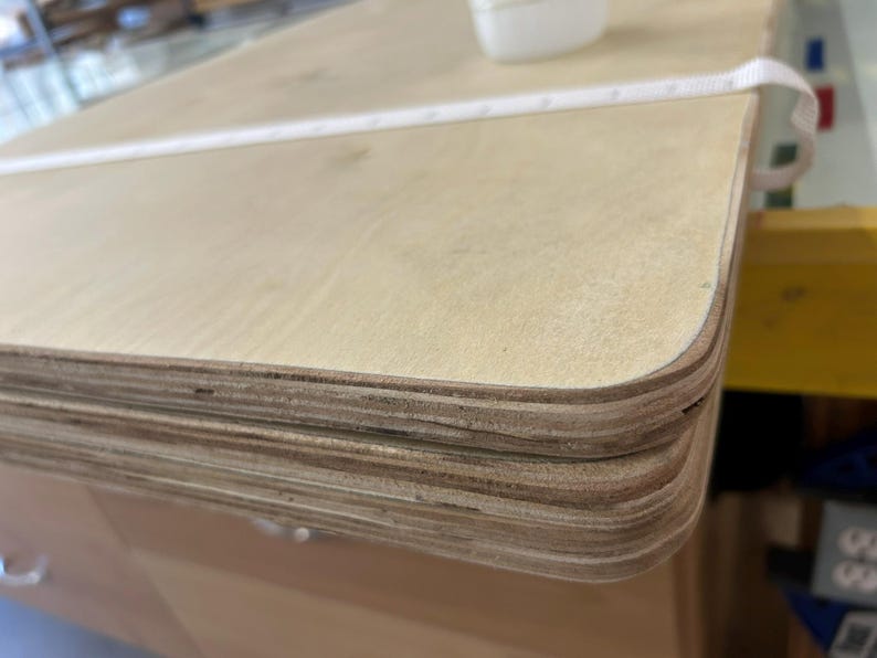 Queen Bed Slat Strong 3/4" Birch Plywood Platform Bunkie Board For Specialty Mattresses-Meets Mfr. Warranties-Custom Width w/ Strong Strap image 6