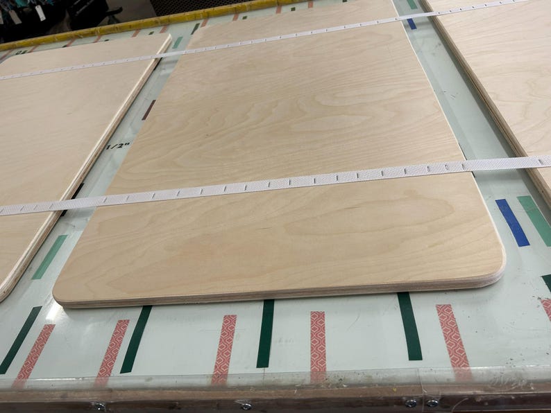 Queen Bed Slat Strong 3/4" Birch Plywood Platform Bunkie Board For Specialty Mattresses-Meets Mfr. Warranties-Custom Width w/ Strong Strap image 4