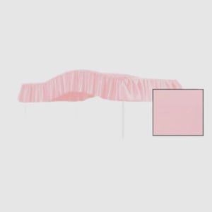 Canopy Bed Drape Fabric Top - Twin Size Solid Light Pink - Perfect For Your Existing Canopy Bed Frame