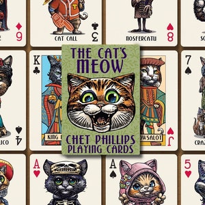 Katzen Miau Spielkarten