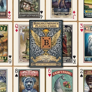 Biblioluminöses Spielkarten Deck
