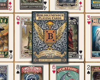 Biblioluminöses Spielkarten Deck