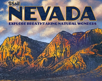 Visit Nevada- Limited edition 13 x 19 Tremors print