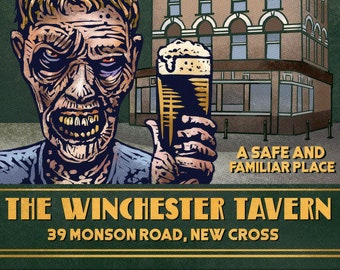The Winchester 5 x 7 Matchbook print