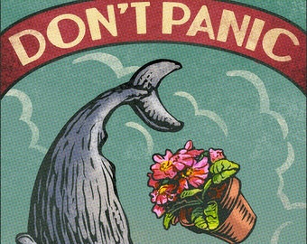 Don't Panic Brand Matches- 11 x 17 signed print