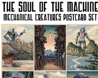 The Soul of the Machine Postcard Set- Six 5 x 7 Postcards