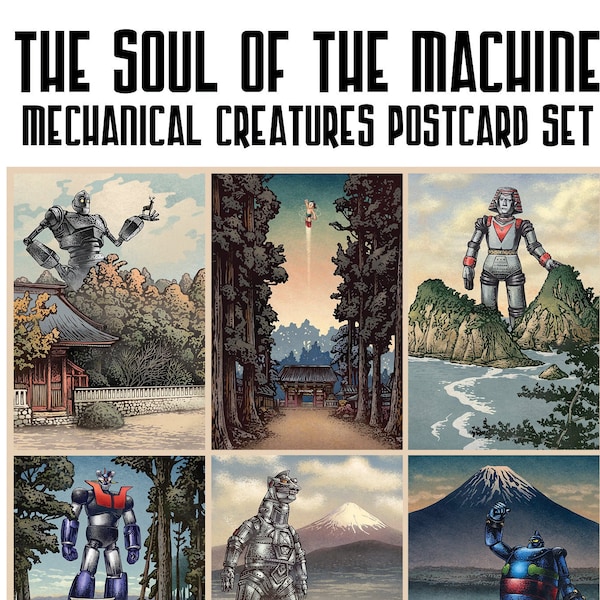 The Soul of the Machine Postcard Set- Six 5 x 7 Postcards