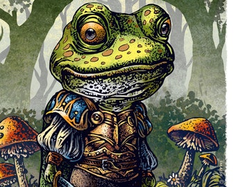 Frog Prince- 8 x 10 signed print