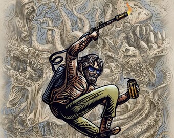 MacReady's Dilemma 11 x 14 print