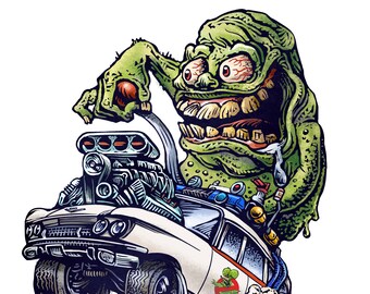 Ecto Dragster 11" x 14" print