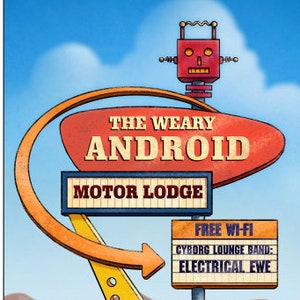 Las Android Motor Lodge- Googie Sign Print