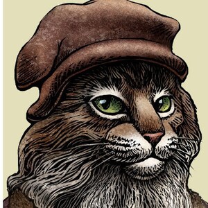Meownardo Da Vinci signed print