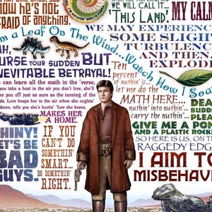 I Aim to Misbehave- Firefly tribute print- 11 x14 signed print