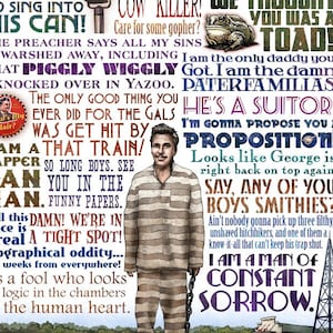 Man of Constant Sorrow- O Brother, Where Art Thou tribute- signed print