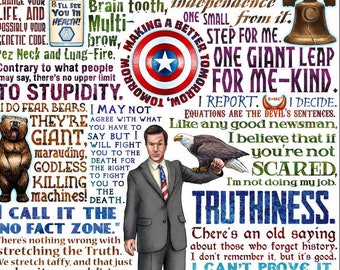 Truthiness- Stephen Colbert tribute signed print