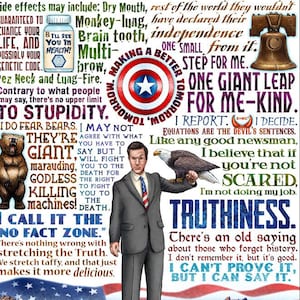 Truthiness Stephen Colbert tribute signed print image 1