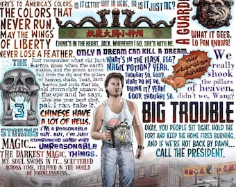 Big Trouble in Little China tribute (Limited Edition) signed print