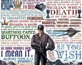 As You Wish- Princess Bride tribute- 11" x 14" signed print