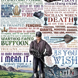 As You Wish-  11 x 14 tribute print
