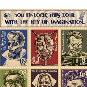 Twilight Zone 11 x 14 signed tribute print