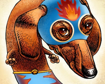 El Perro Caliente (The Hot Dog) 8 x 10 print