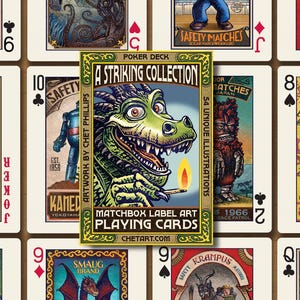 Ein auffallendes Sammelspielkarten-Deck