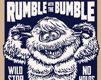 Rumble With The Bumble 5" x 7" greeting card with envelope