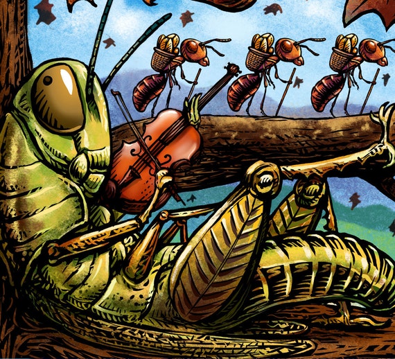 The Grasshopper and the Ants 8