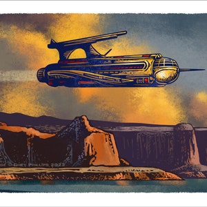War Rocket Ajax 5 x 7 signed print