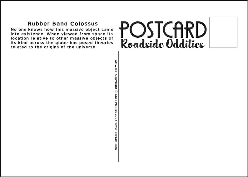 Roadside Oddities Postcard Set Six 5 x 7 postcards image 5