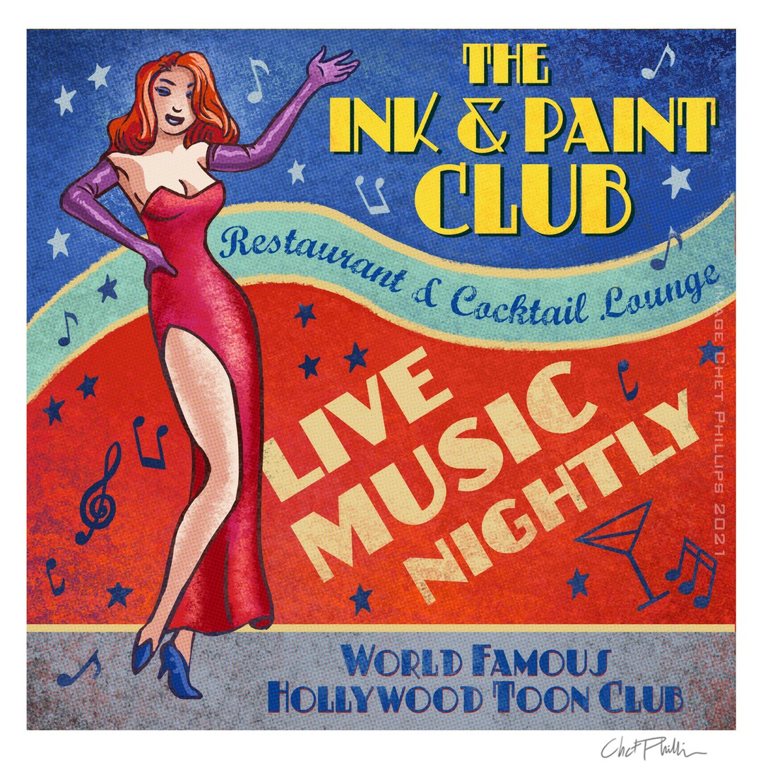 Ink and Paint Club Matchbook Art Print Etsy España