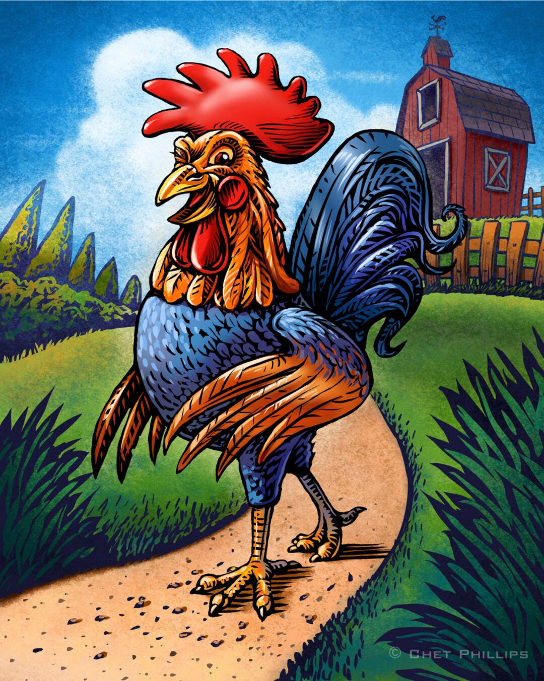 Ladies Man Rooster 8