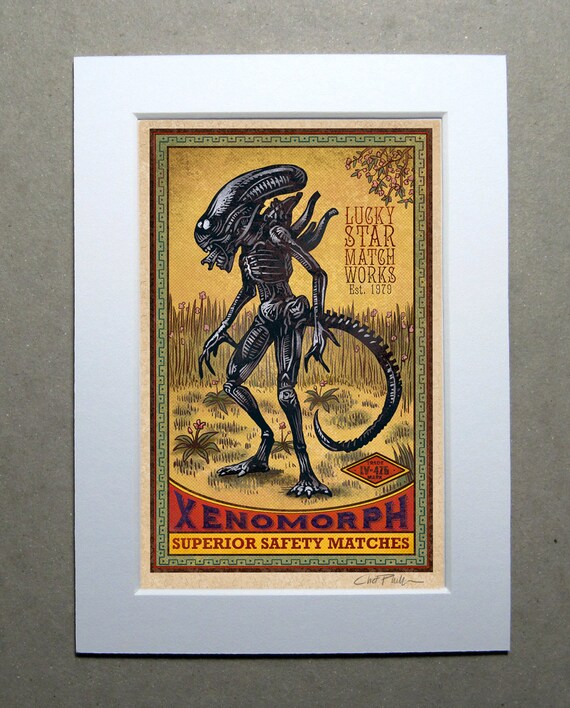 Xenomorph Matchbox Art- 5
